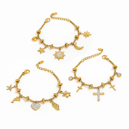 ✨ Celestial & Charm Bracelet Collection