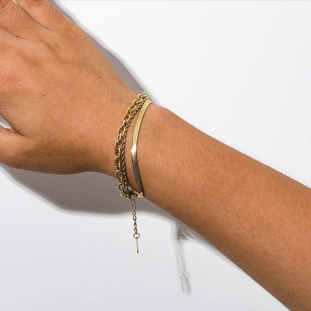Triple the Charm Bracelet
