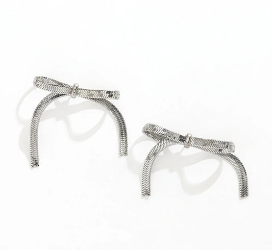 Serpentine Bow Earrings