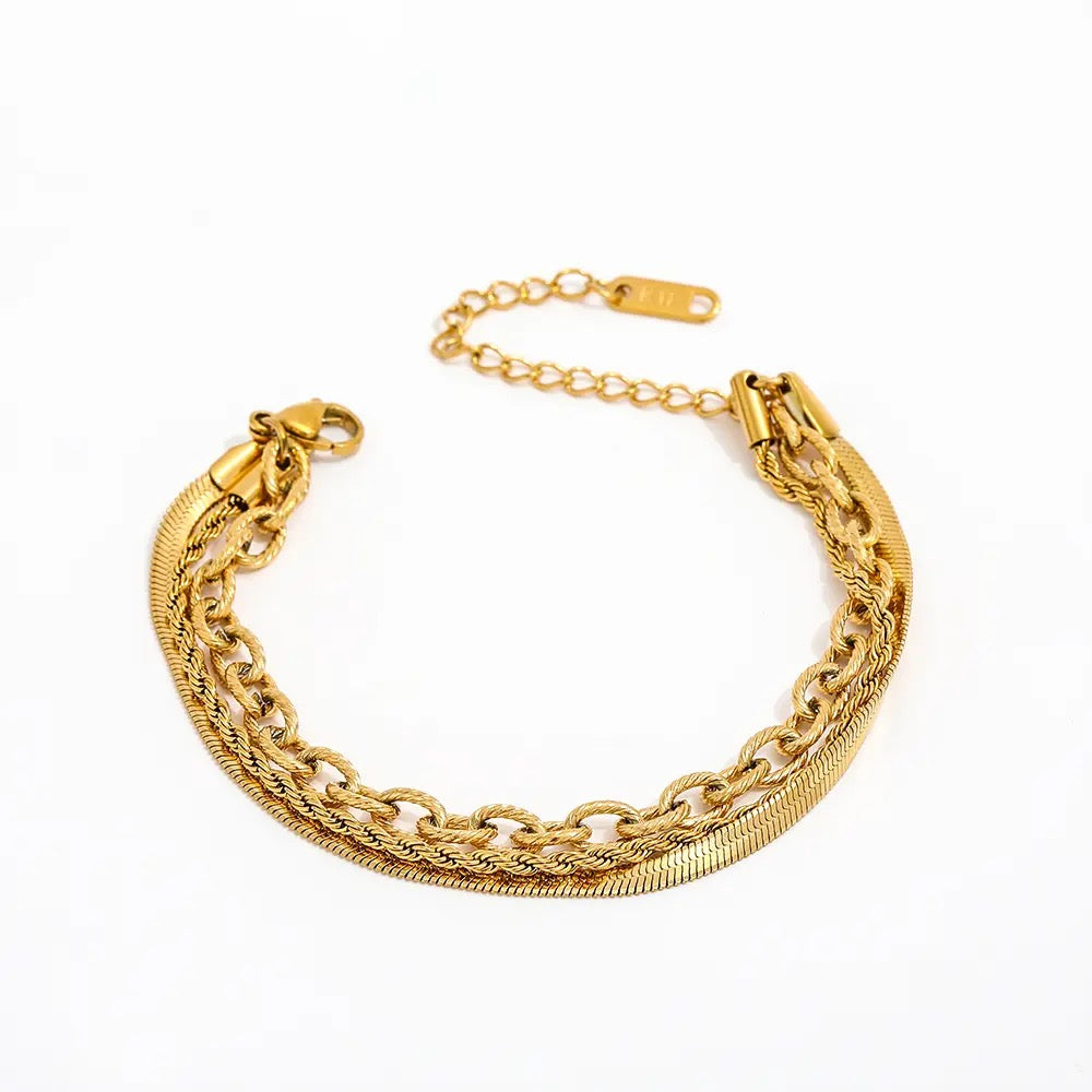 Triple the Charm Bracelet