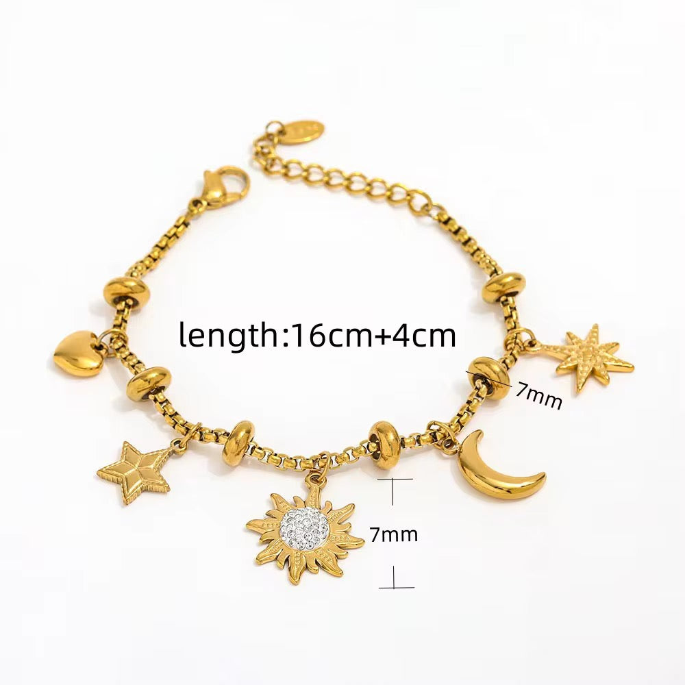 ✨ Celestial & Charm Bracelet Collection