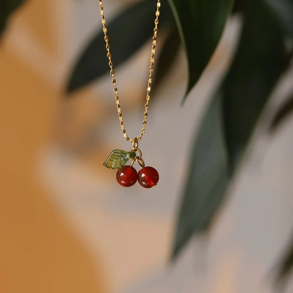 Cherry necklace