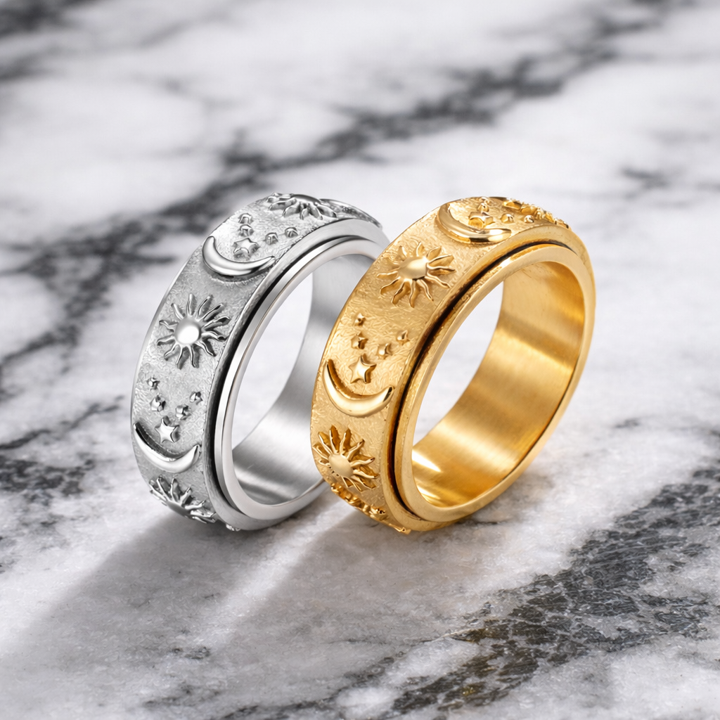 The Celestial Spinner Ring