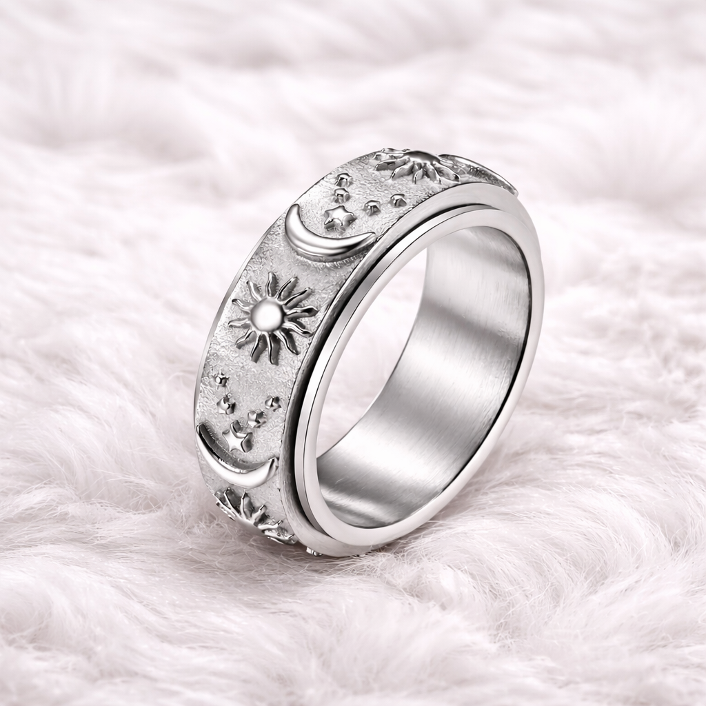 The Celestial Spinner Ring