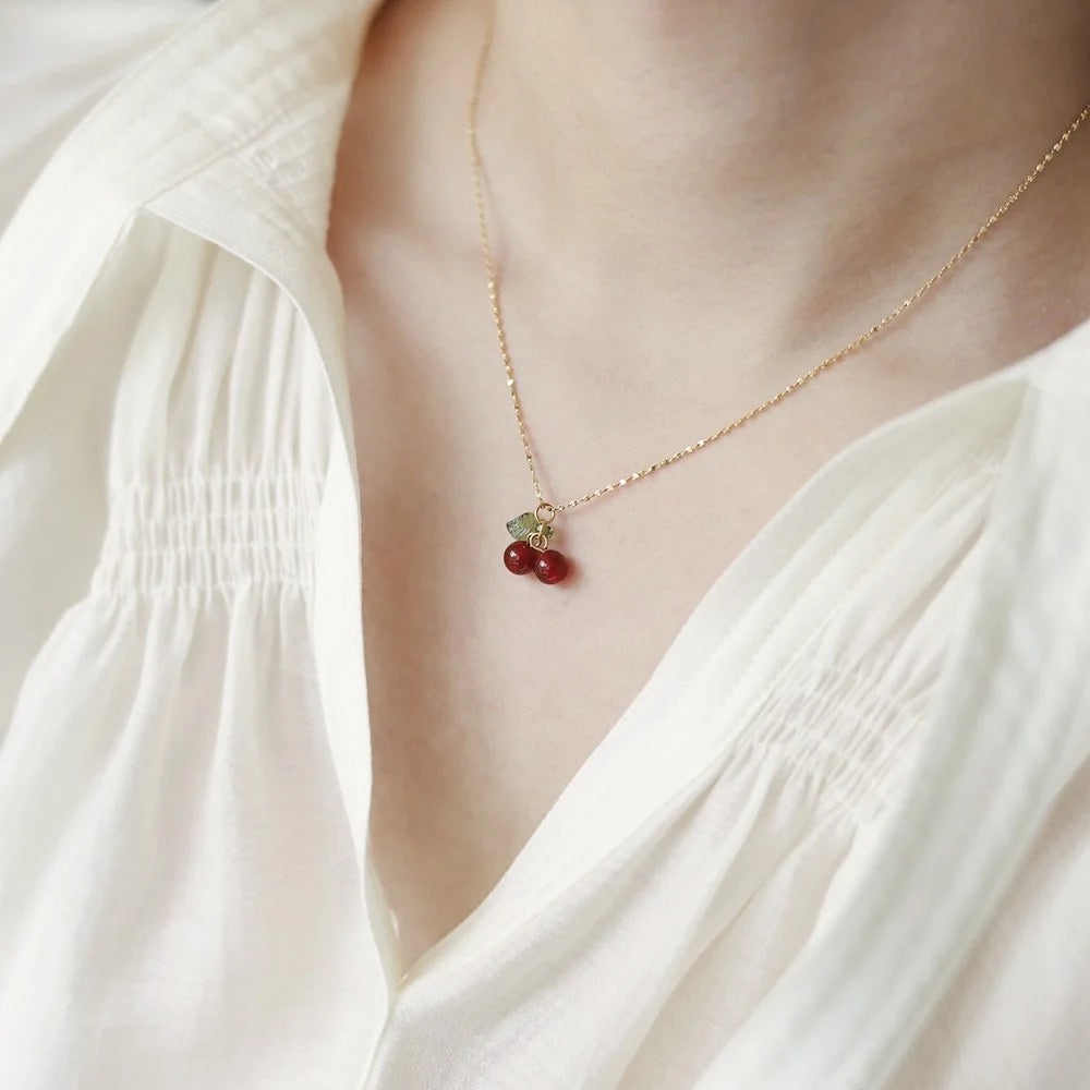 Cherry necklace