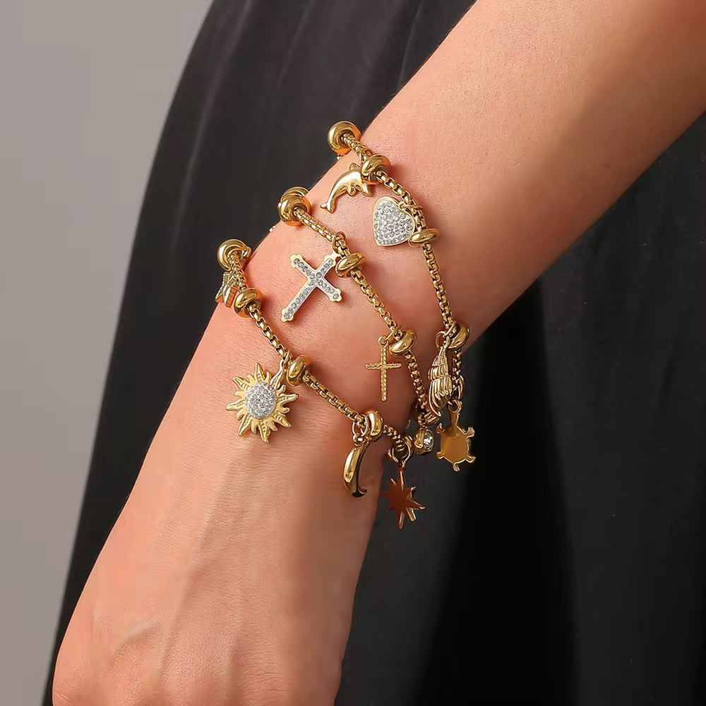 ✨ Celestial & Charm Bracelet Collection