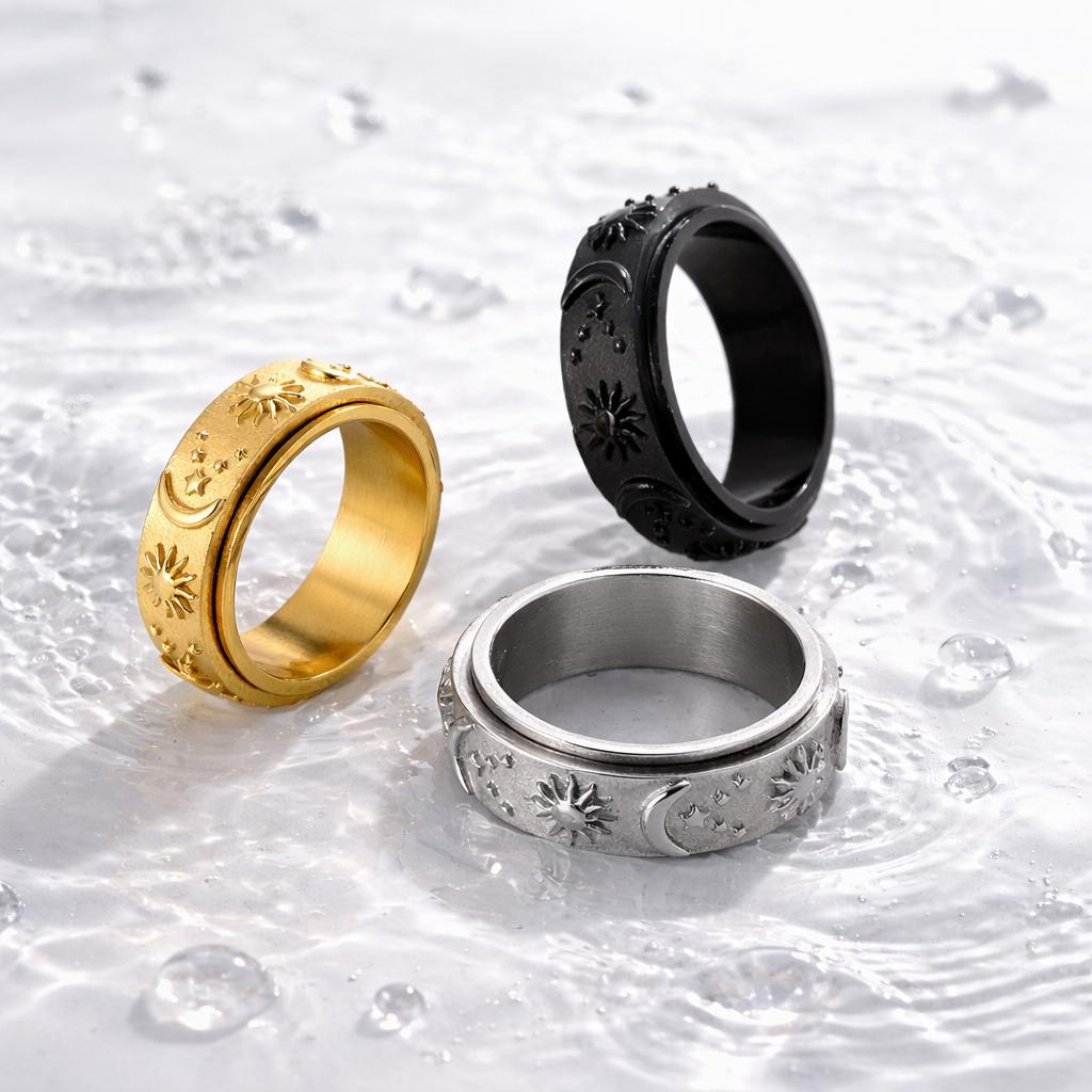 The Celestial Spinner Ring