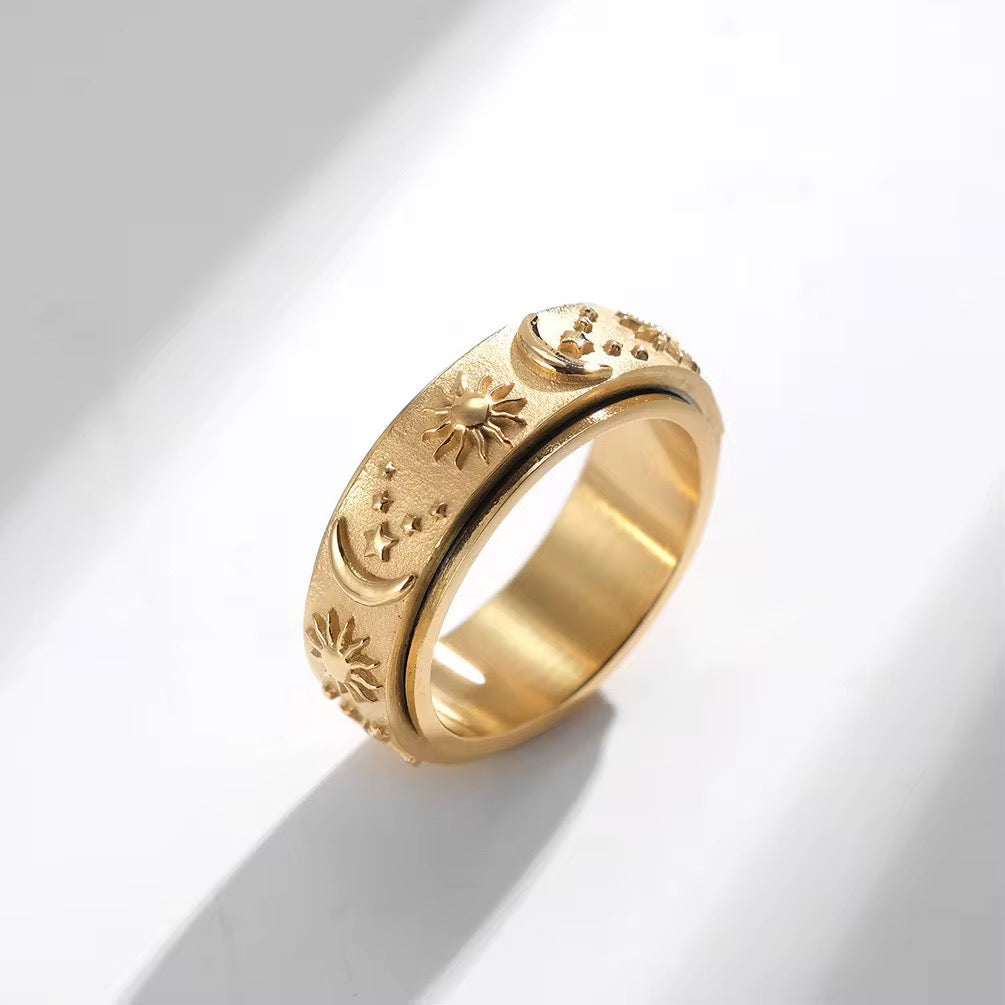 The Celestial Spinner Ring