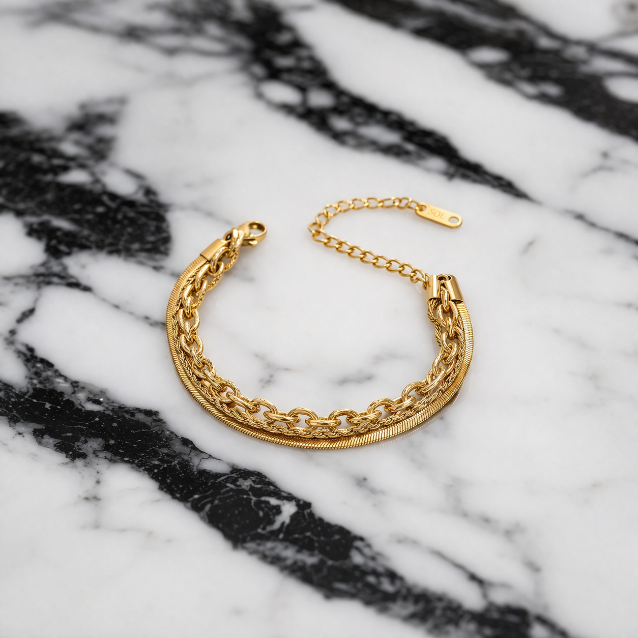 Golden Trio Bracelet