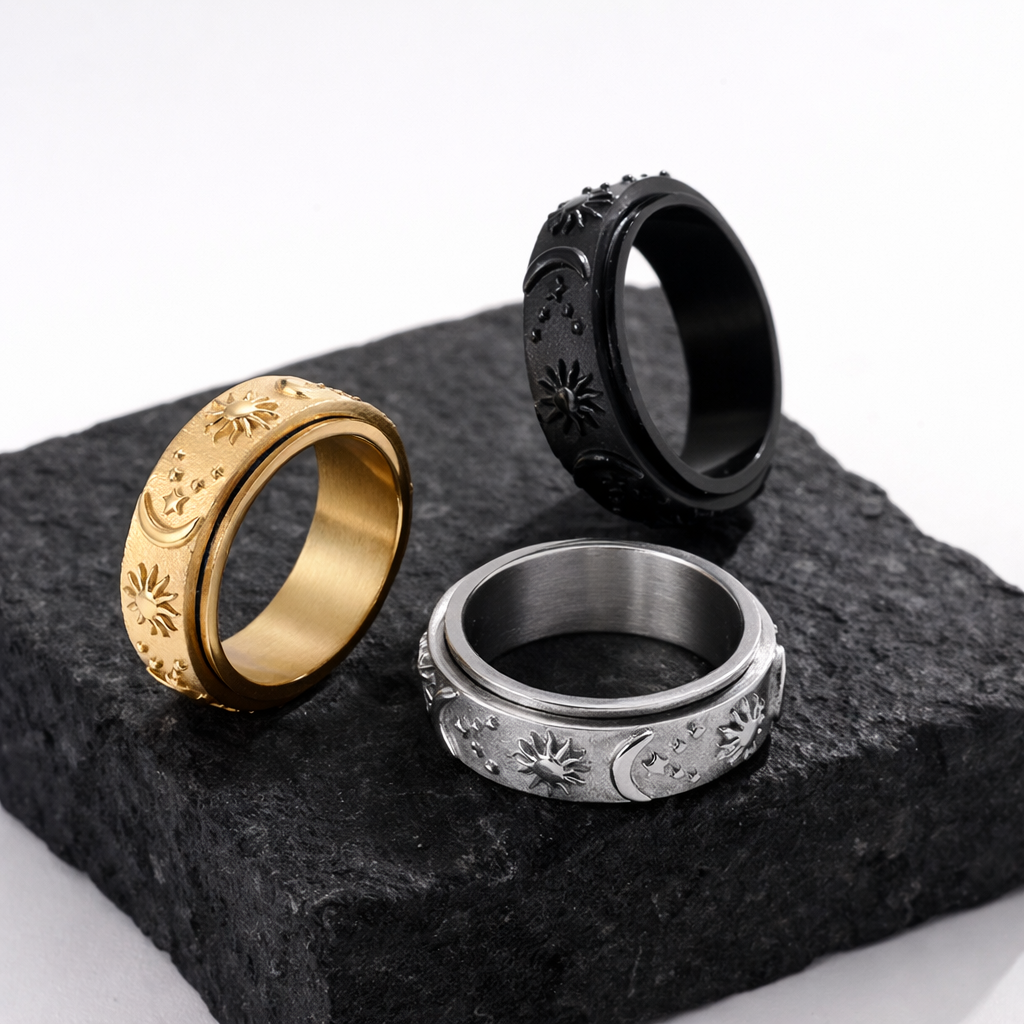 The Celestial Spinner Ring